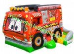 YFBN-60 Fire Truck Inflatable Combo
