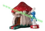 YFB-54 Smurfs Inflatable Bouncer House