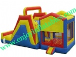 YF-inflatable castle slide combo-114