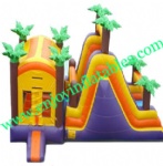 YF-inflatable castle slide combo-115