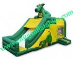 YF-inflatable castle slide combo-119