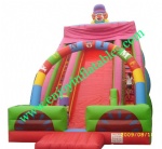 YF-clown inflatable slide-108