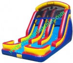 YF-double lane inflatable wet dry slide-70