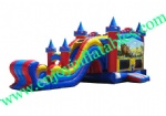 YF-inflatable bouncer slide combo-45
